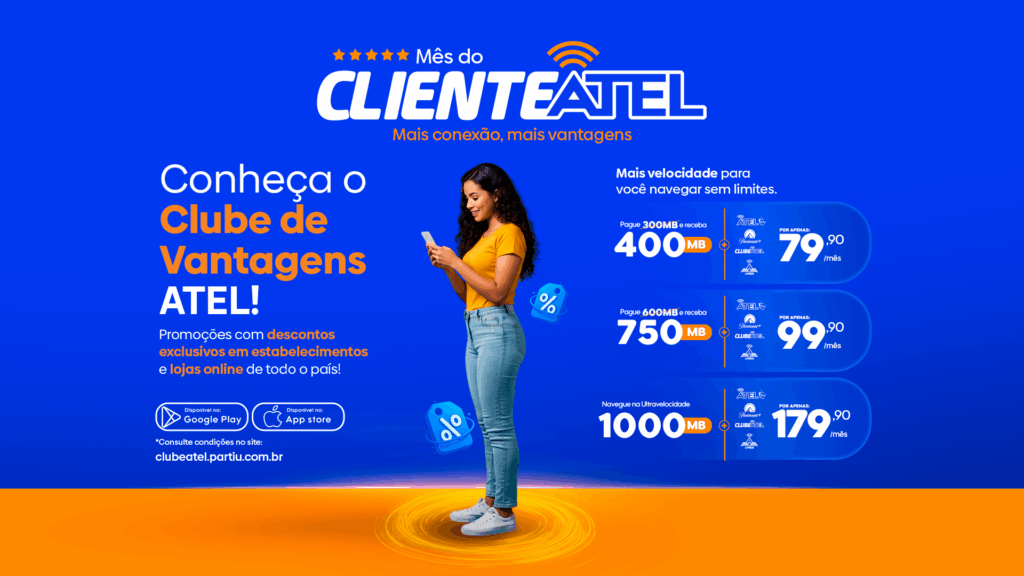 Promoção do mês do Cliente ATEL é prorrogada até 31 de Outubro!